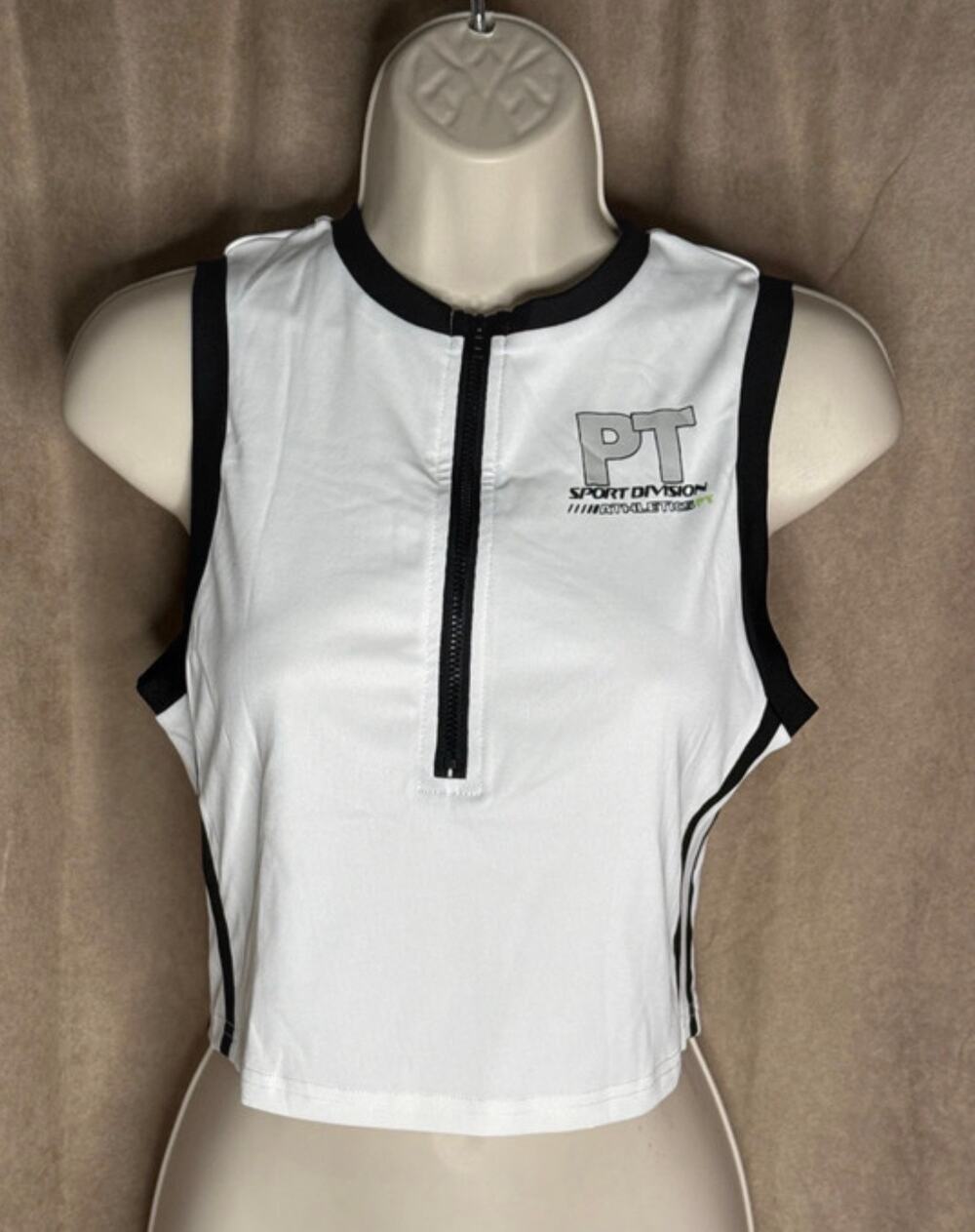 Cupshe Fitted Sleeveless Jersey Crop Top S NWT